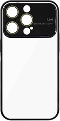 MARGOUN For iPhone 14 Pro Case Cover Luxury Mirror Effect Hard Case (iPhone 14 Pro, Black Border)